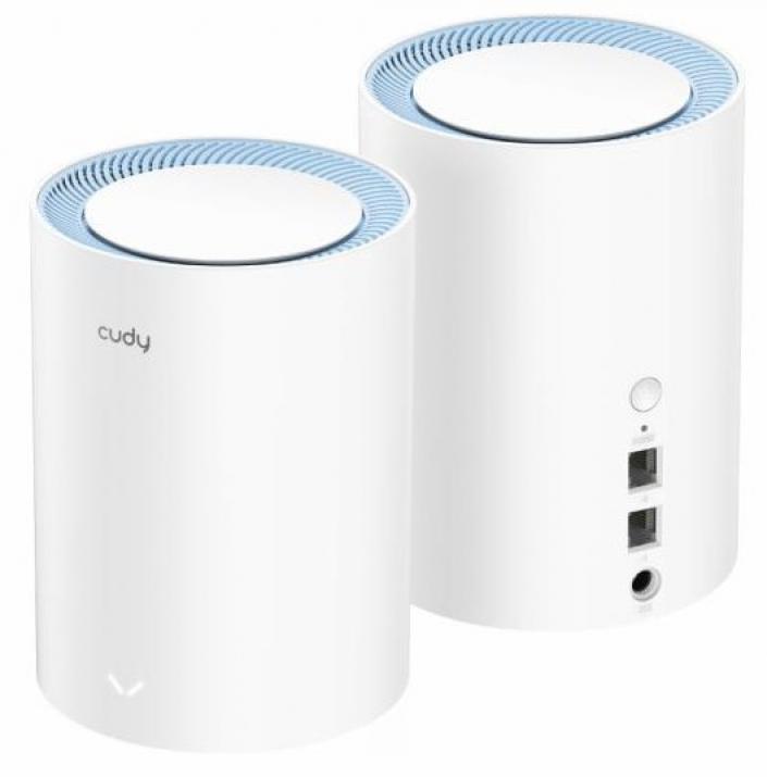Безжичен рутер Cudy M1200 2, AC1200 Dual Band, 2 броя, Бял 1