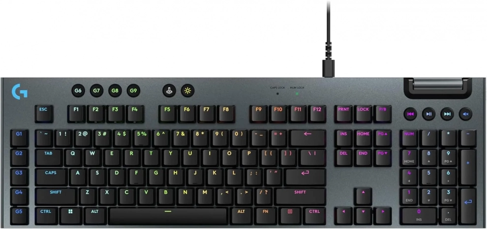 Геймърса механична клавиатура Logitech G915 X Low-Profile, GL Brown Tactile Switches, Черна | 920-012942
  1