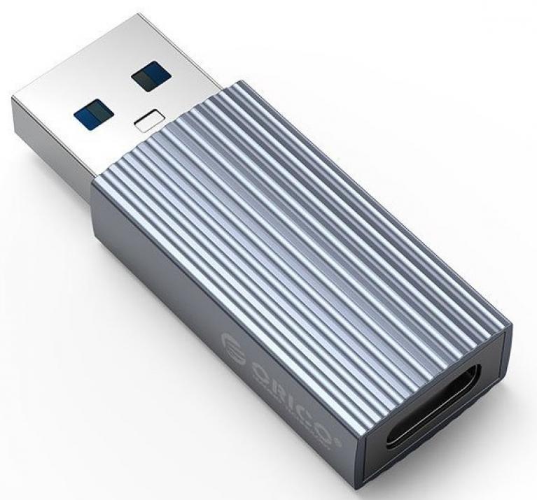 Преходник Orico USB-А 3.1 M / USB Type-C 3.1 F, Сив | AH-AC10-GY 1