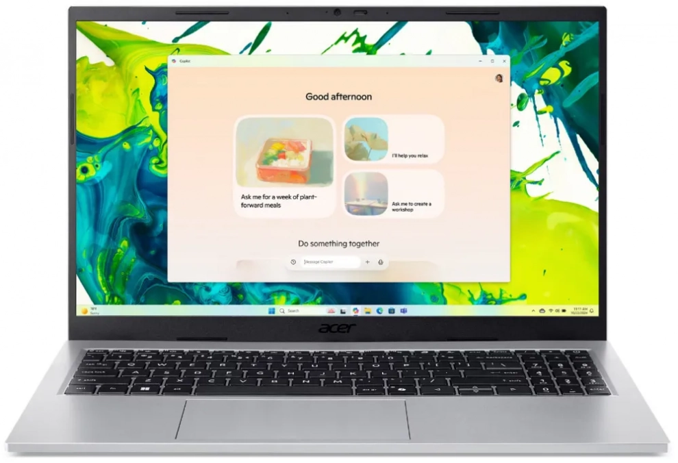 Acer Aspire Go 15 AG15-44P-R32W, 15.6" FHD IPS, Ryzen 3 5400U, 8GB, 512GB SSD, Linux, Silver | NX.JXXEX.003 1