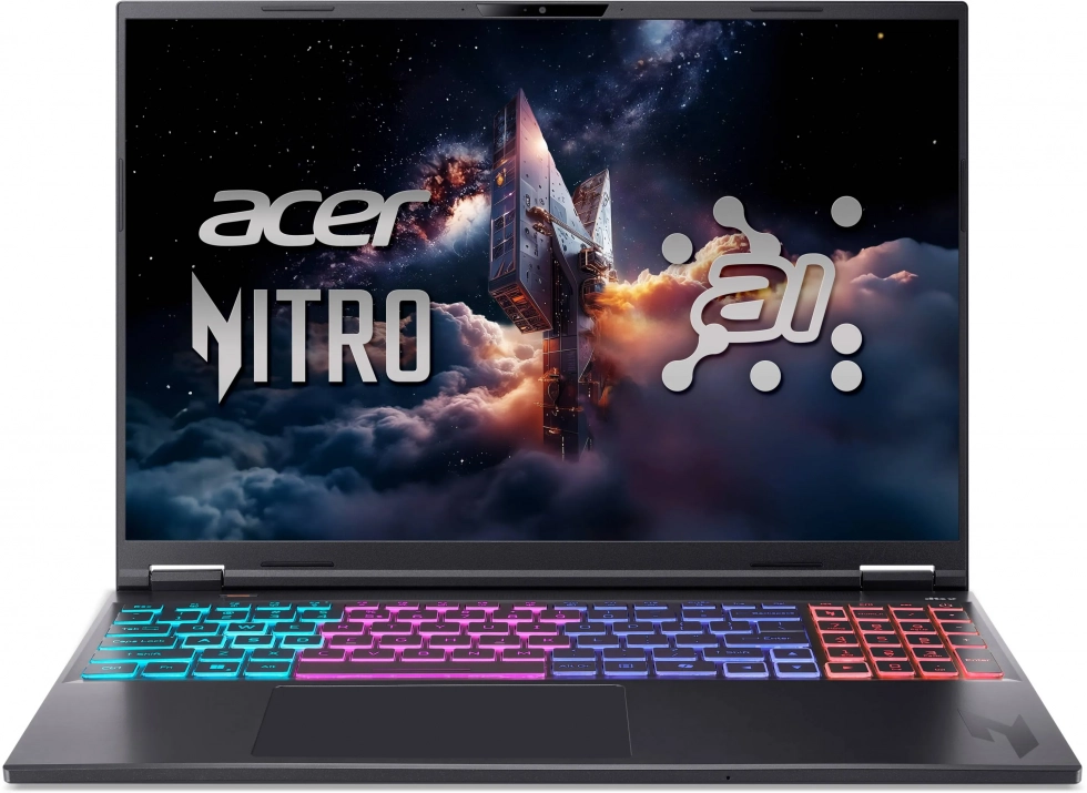 UPGRADED Acer Nitro 16S AI AN16S-61-R44A, 16" WQXGA IPS 180Hz, AMD Ryzen AI 7 350, 16GB, 2 TB SSD, RTX 5070 8GB, Black | NH.QXKEX.002 1