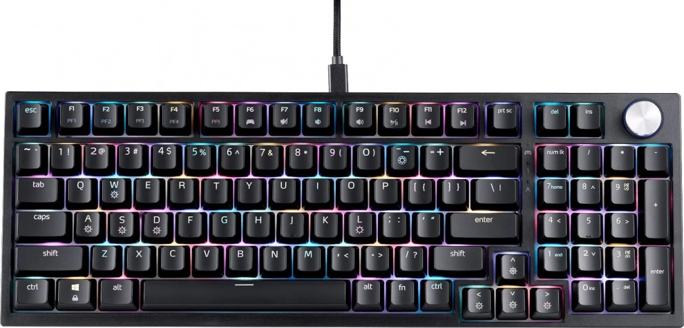 Геймърска клавиатура ADATA XPG SORCERER GAMING, RGB, Черна | SORCERERRD-BKCWWW 1