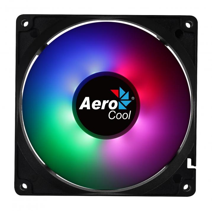 Вентилатор AeroCool Frost 9, 92 мм, Fixed RGB, Черен | ACF2-FS10117.11 1