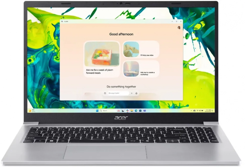 UPGRADED Acer Aspire Lite 15 AL15-36P-398G, 15.6" FHD IPS, Intel Core 3 Processor N350, 8GB, 512GB SSD, Light Silver | NX.DGHEX.005, Win11Pro 1