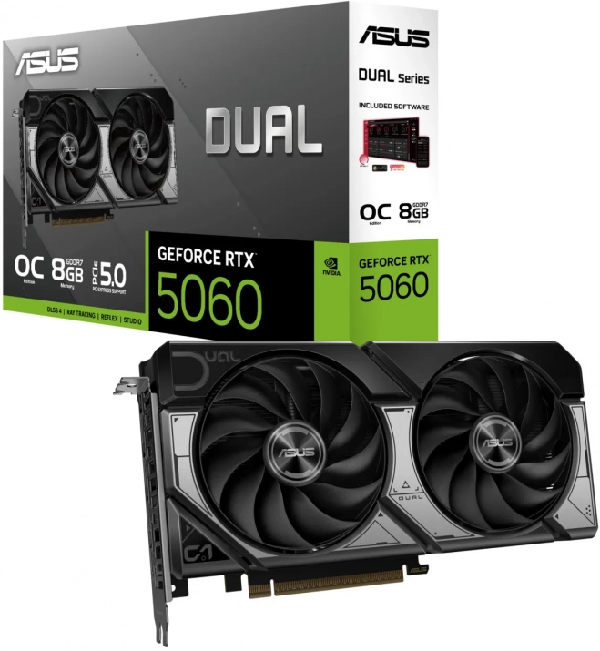 Asus DUAL GeForce RTX 5060 8GB GDDR7 OC Edition 1