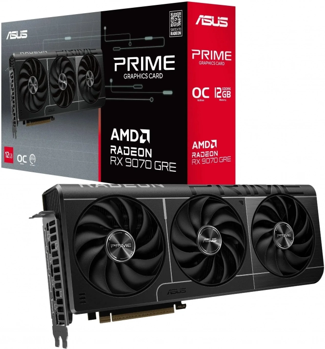 Asus Prime Radeon RX 9070 GRE 12GB GDDR6 OC Edition  1
