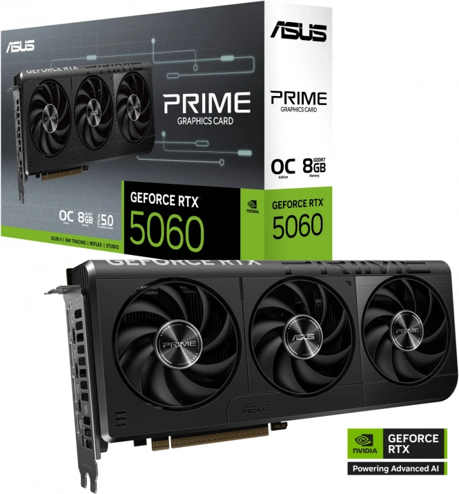 Asus Prime GeForce RTX 5060 8GB GDDR7 OC Edition 1