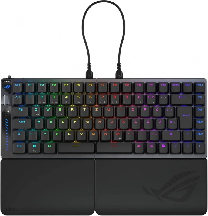 Геймърска безжична клавиатура ASUS ROG Falcata, ROG HFX V2 Magnetic Switch, Черна | 90MP043H-BKUA20 1