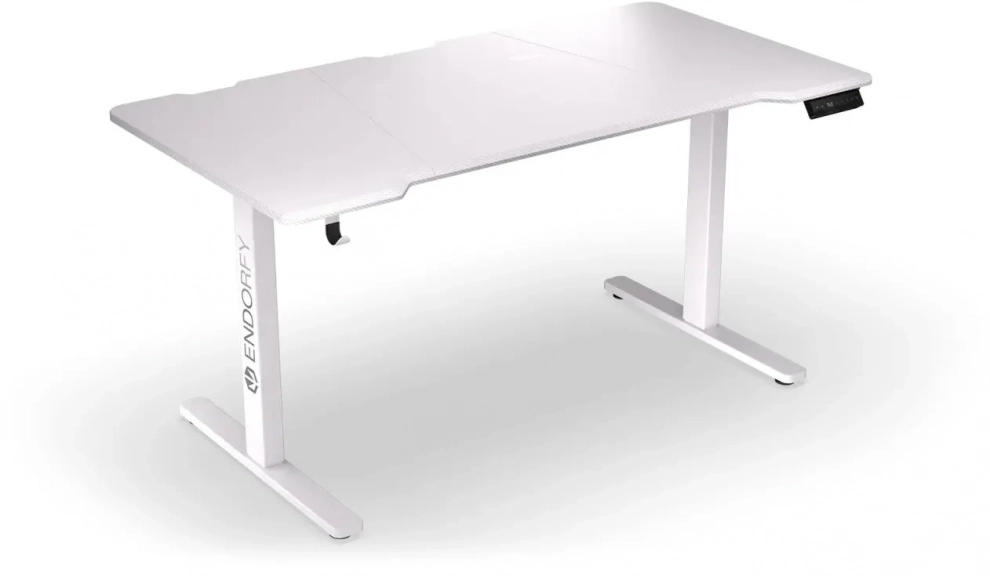 Геймърско електрическо регулируемо бюро ENDORFY Atlas L Electric Onyx White, 150 х 78 см, Бяло | EY8E002 1