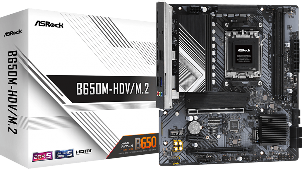 Дънна платка ASRock B650M-HDV/M.2 1