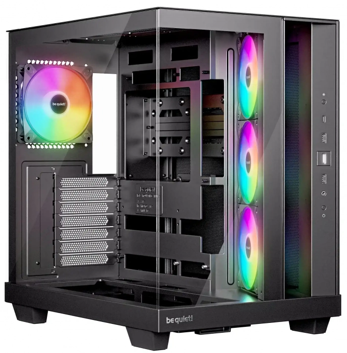 be quiet! LIGHT BASE 500 LX, Middle Tower, 4 Fans, Black | BGW85 1