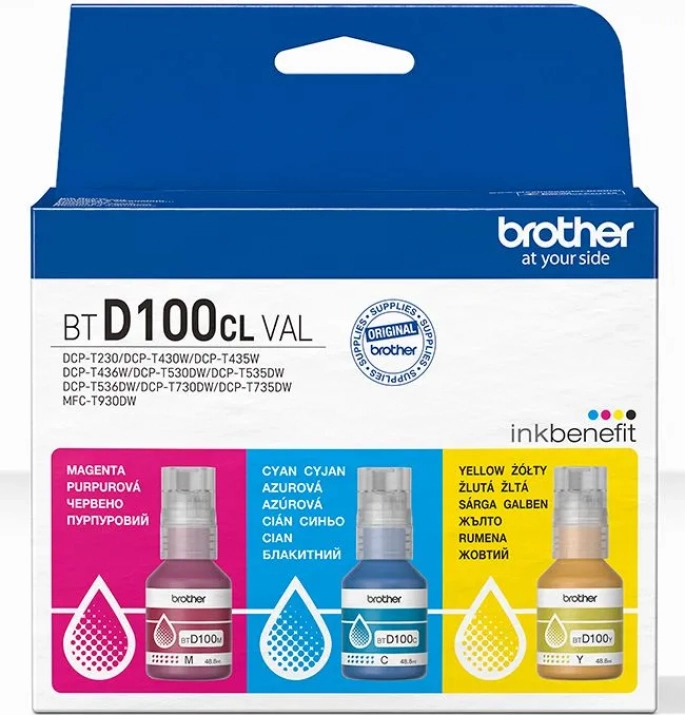 Консуматив Brother BTD100CLVAL 3-pack