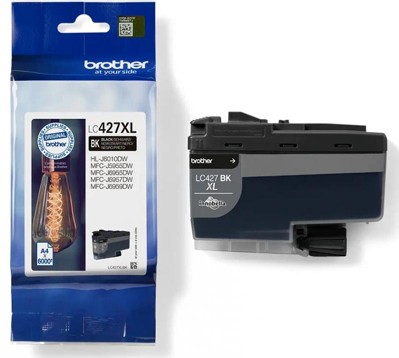 Brother LC-427XLBK Ink Cartridge за MFC-J5955DW, MFC-J6955DW, MFC-J6957DW, 6 000 страници, Black | LC427XLBK 1