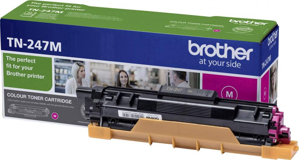 Оригинална тонер касета Brother TN-247M Magenta за Brother DCP-L3510CDW, HL-L3210CW, MFC-L3730CDN | TN247M