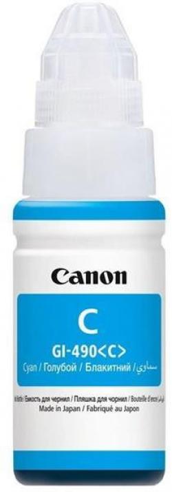 Оригинално мастило Canon GI-490 Cyan за Canon PIXMA G1400, G2400, G3400 | 0664C001AA 1