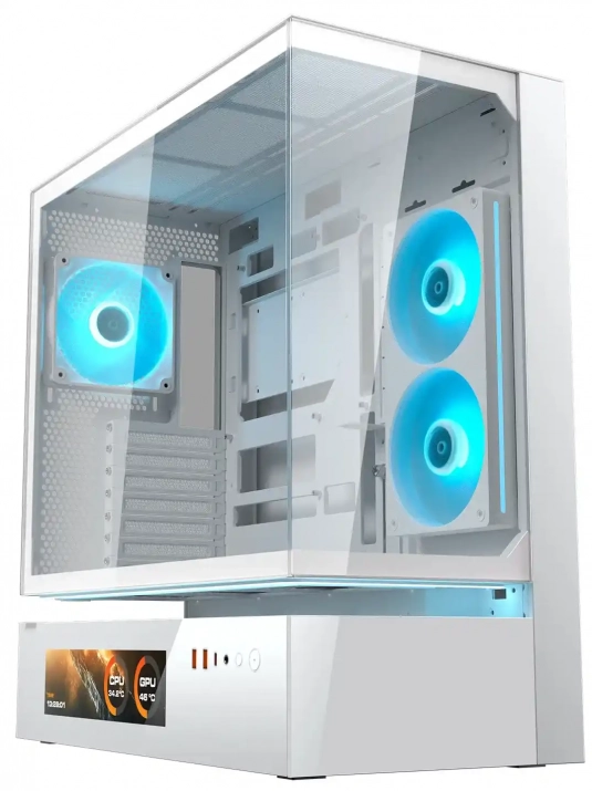 Cougar CFV235 Vision, Mid Tower, 3 Fans, White | CGR-2DA4W-V


 1