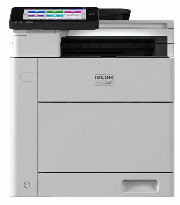 Мултифункционално лазерно устройство Ricoh IM C320F, A4, LAN, Bluetooth, ADF, цветен печат, Бяло 1