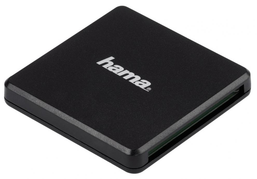 Четец за карти HAMA Multi, USB 3.0, SD/microSD/CF, 5 Gbps, Черен | HAMA-124022 1