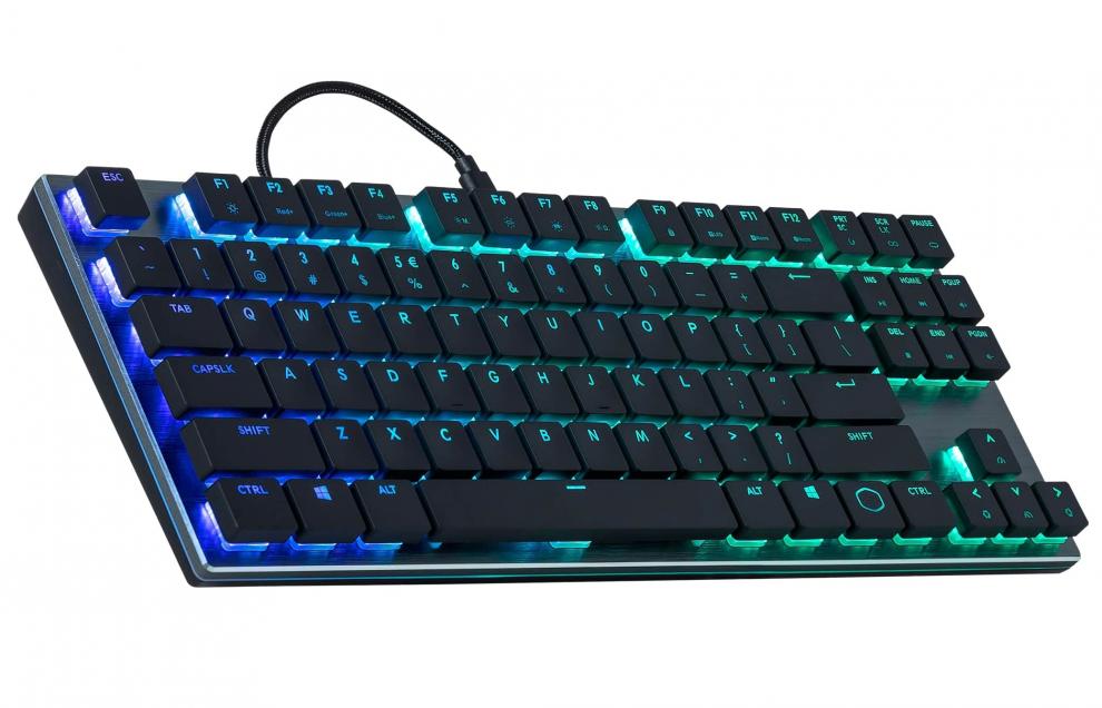 Cooler Master SK630 TKL, Cherry MX RGB, Low Profile геймърска клавиатура 1