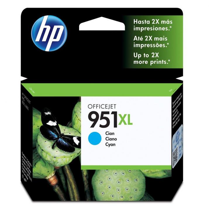 Оригинално мастило HP 951XL Cyan за HP OfficeJet Pro 251/8100 | CN046AE	