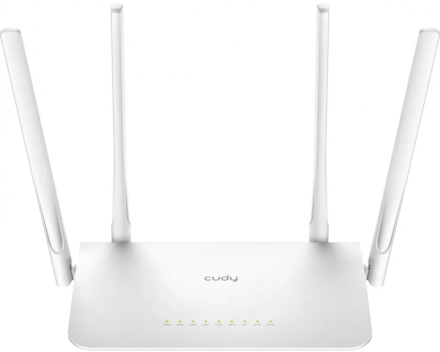Безжичен рутер Cudy WR1300, AC1200, Dual Band, Бял 1