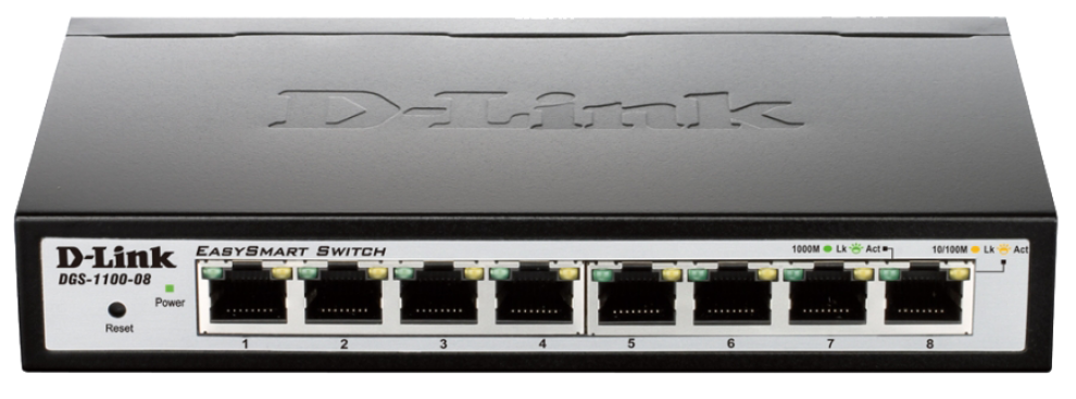Суич D-LINK Easy Smart, 8 порта | DGS-1100-08V2/E 1