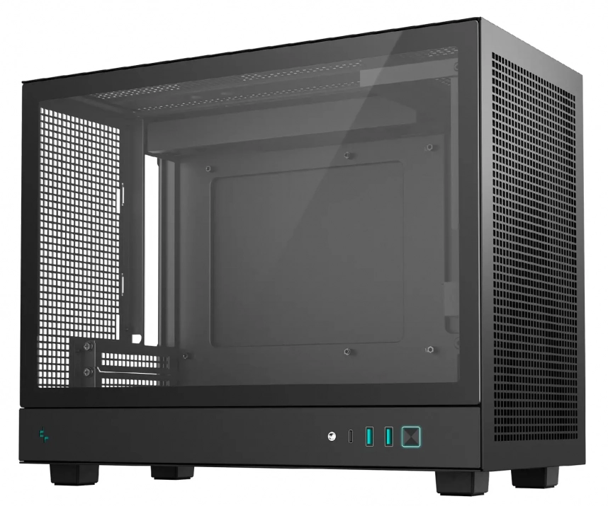 DeepCool CH160 Plus, Mini Tower, Black | R-CH160-BKNGM0-G • 13117854 ⋙ Цена