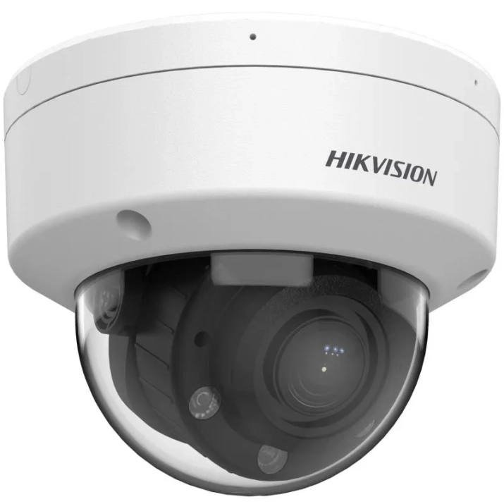 IP камера за вътрешно и външно видеонаблюдение Hikvision DS-2CD1743G2-LIZU, 4MP QHD, 2.8-12mm, Бяла 1