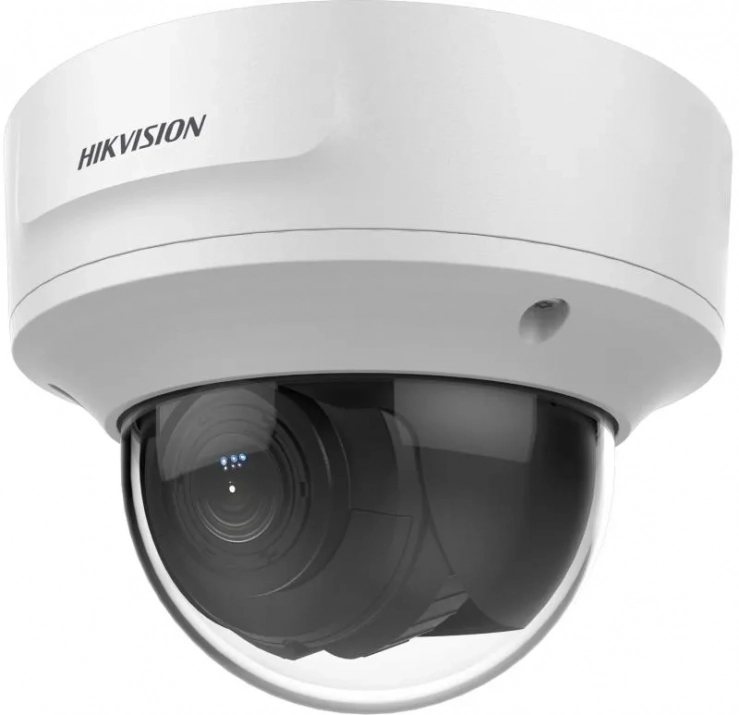 IP камера за вътрешно и външно видеонаблюдение Hikvision DS-2CD2721G0-IZ, 2MP FHD, 2.8-12mm, Бяла  1