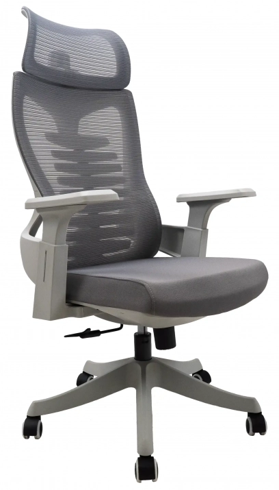 Дизайнерски офис стол Lido Lux HB lumbar - Сив 1