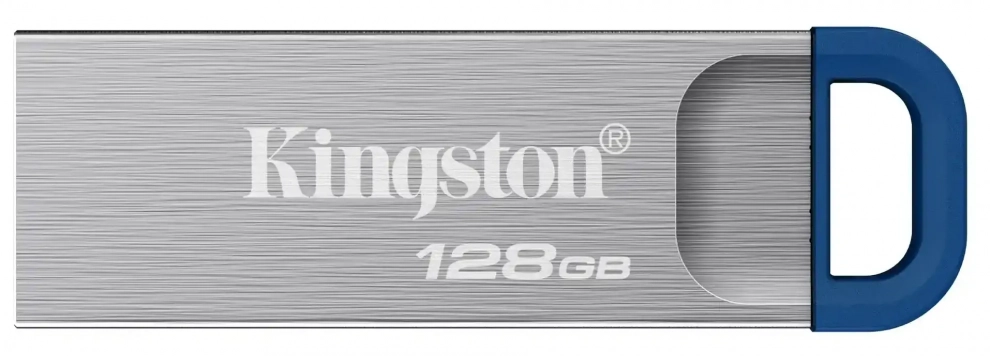 USB флаш памет Kingston DataTraveler Kyson G2 128GB, USB 3.2 Gen 1, Сребриста | DTKNG2/128GB 1