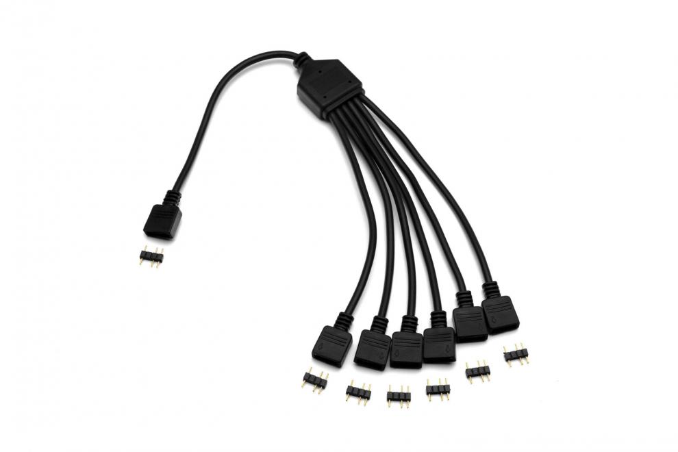 EK-D-RGB 6-Way Splitter Cable 1