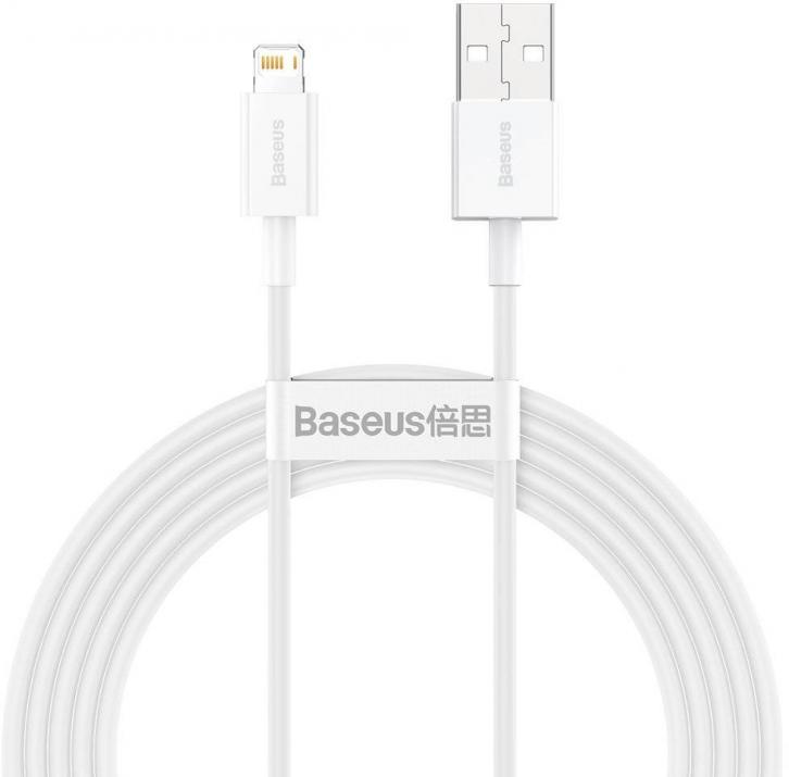 Кабел за зареждане Baseus Superior USB-А към Lightning, Бял | CALYS-A02 1