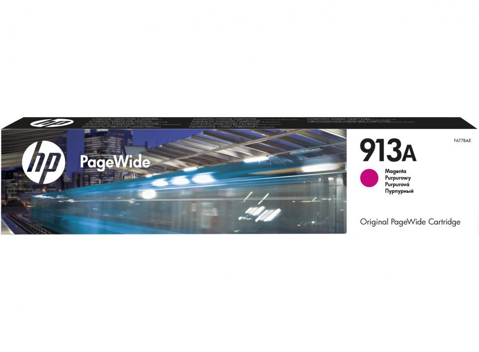 Оригинална тонер касета HP 913A Magenta | F6T78AE