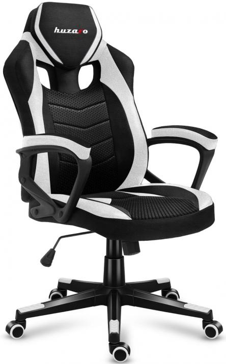 Геймърски стол HUZARO FORCE 2.5 WHITE MESH - Черен/Бял 1