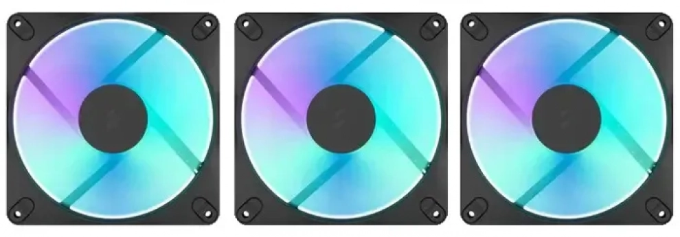 Fractal Design Dynamic 3 RGB 140mm, 3 броя, Черен | FD-F-DR3-1403 1