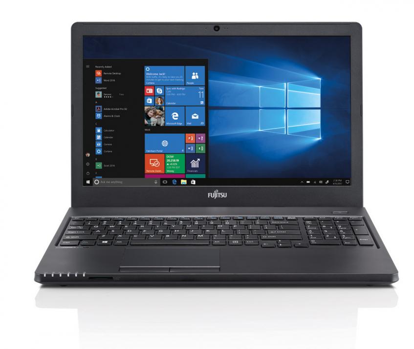 UPGRADED Лаптоп Fujitsu Lifebook A357, 15.6" HD, i5-7200U, 8GB, 240GB SSD, 1TB HDD, Черен 1