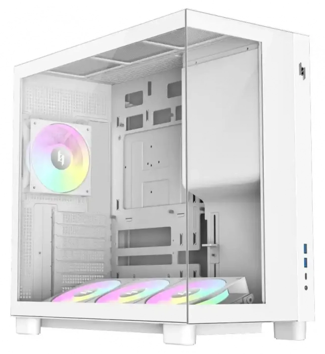 Gamemax NEX C53, Middle Tower, 4 Fans, White | 9109-0013R0008   1