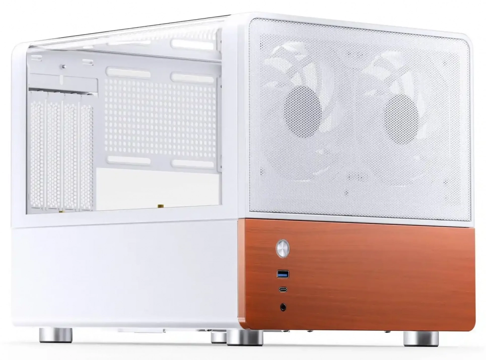 Jonsbo V12, Mini Tower, 2 Fans, White 1