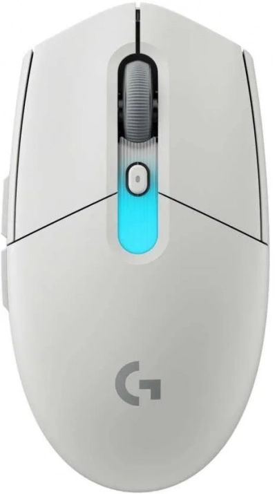 Безжична геймърска мишка Logitech G305 X Superlight, HERO, 44K, RGB, Бяла | 910-007747 1