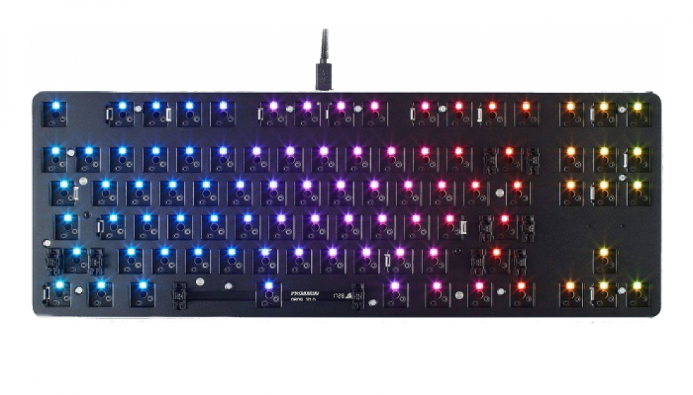Геймърска механична клавиатура, Основа, Glorious GMMK TKL ANSI-Layout, Черна | GL-KEY-GATA-973