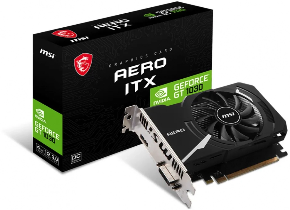 MSI GeForce GT 1030 AERO ITX 4GD4 OC 1