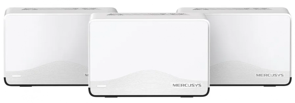Безжична Mesh система Mercusys Halo H27BE (3-pack), BE3600, Multi-Gigabit, Бяла 1