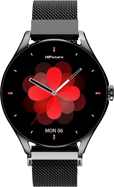 Смарт часовник HiFuture Aura2, 1.32" AMOLED, 41 мм, Black | 6972576182524 1