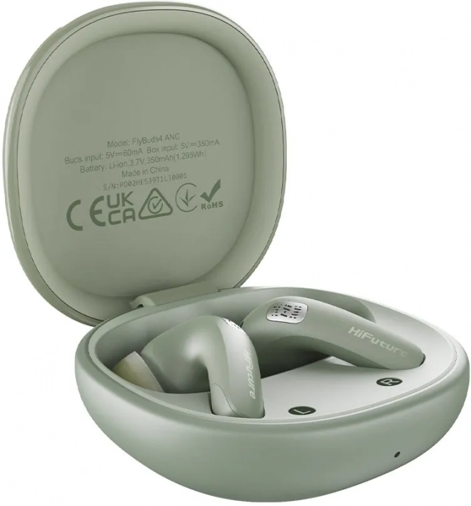 Безжични слушалки HiFuture FlyBuds 4, Зелени | 6972576182272 1