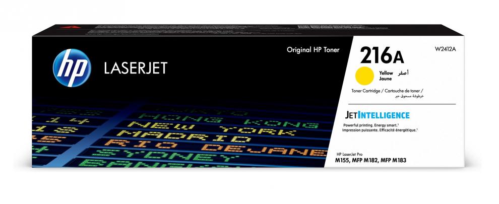 Оригинална тонер касета HP 216А Yellow за HP Color LaserJet Pro MFP M182, 183 | W2412A
