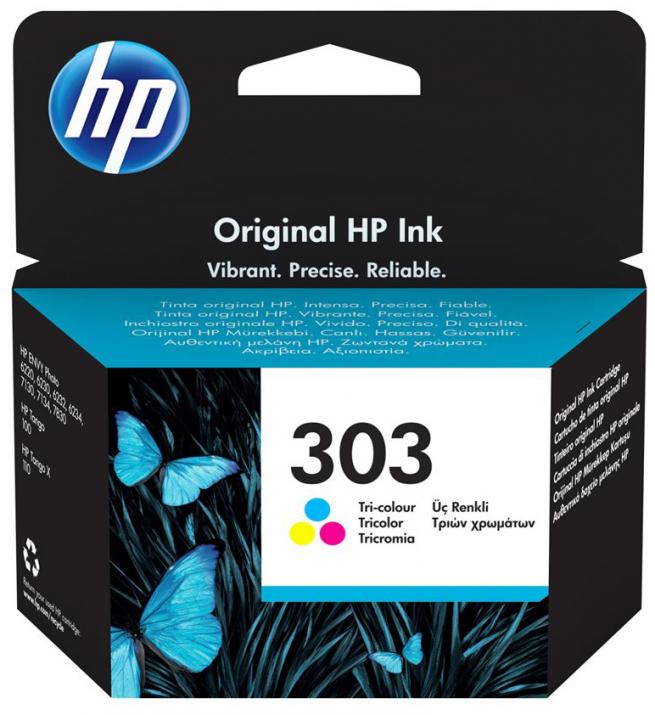 Консуматив HP 303, 3 цвята - cyan, magenta, yellow | T6N01AE