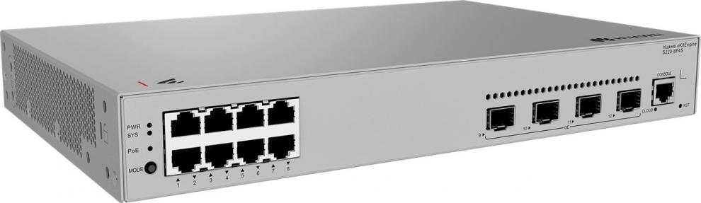 Комутатор Huawei eKitEngine S220-8T4S, управляем Layer 2, Gigabit Ethernet 1