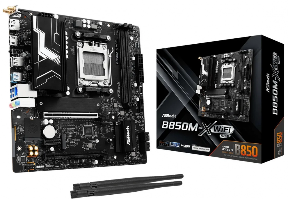 Дънна платка ASRock B850M-X WIFI R2.0 1