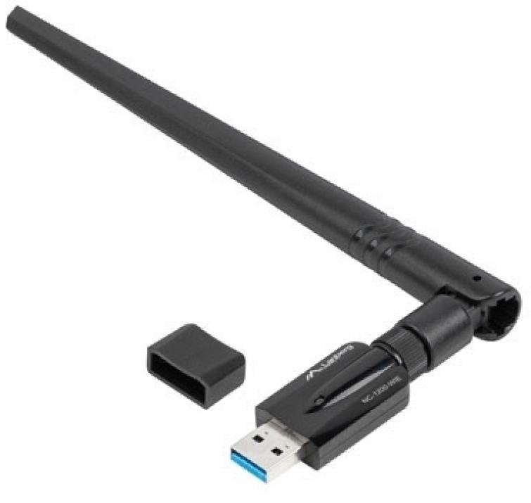 Lanberg Wireless Network Card USB adapter NC-1200-WIE, AC1200, Dual Band 1